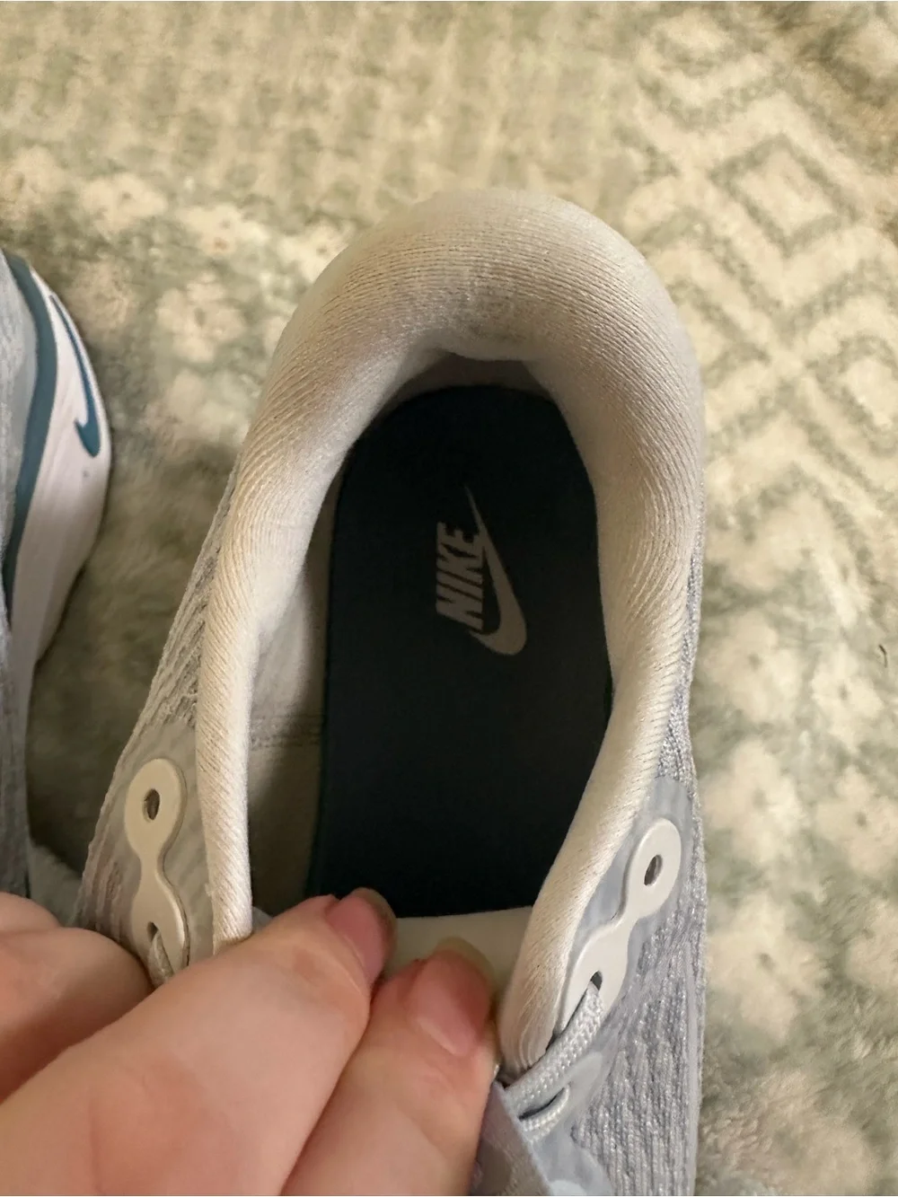 Nike Women's Motiva Light Blue Running Sneakers 10